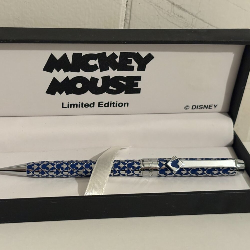 Rare Limited Edition Micky Mouse Silver .925 Pen Collectors Item (No Ink)